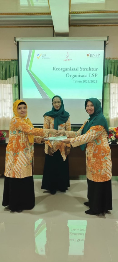 Reorganisasi Struktur Organisasi LSP Tahun 2022/20